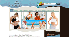 Desktop Screenshot of cherrycreekmedicalweightloss.com