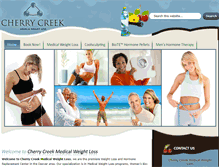 Tablet Screenshot of cherrycreekmedicalweightloss.com